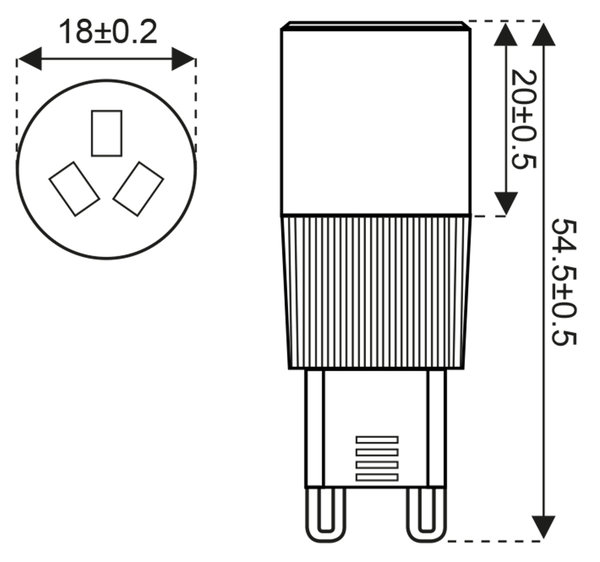 LM-LED-G9 55 (5,5 Watt)